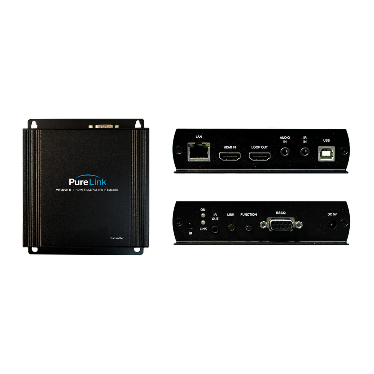 PureLink VIP-EXT-200-1 Full HD 1080P HDMI and USB/KM over IP Extension System