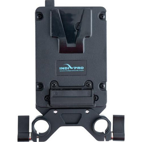 IndiPRO VMASP15 Ultra Mini V-Mount Adapter Plate with 15mm Rod Clamp