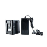 IndiPRO VMDT26V Micro-Series 26V 260Wh Lithium-Ion Battery V-Mount and D-Tap Charger Kit