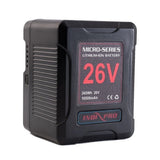IndiPRO VMP26V Micro-Series 26V 260Wh V-Mount Lithium-Ion Battery