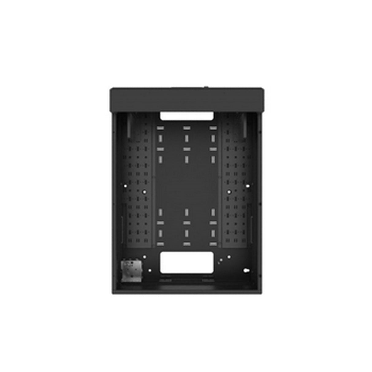 Middle Atlantic VWM-SD-4-36K-BW 4 Space Low Profile Wall Rack, Solid Top, Black Finish