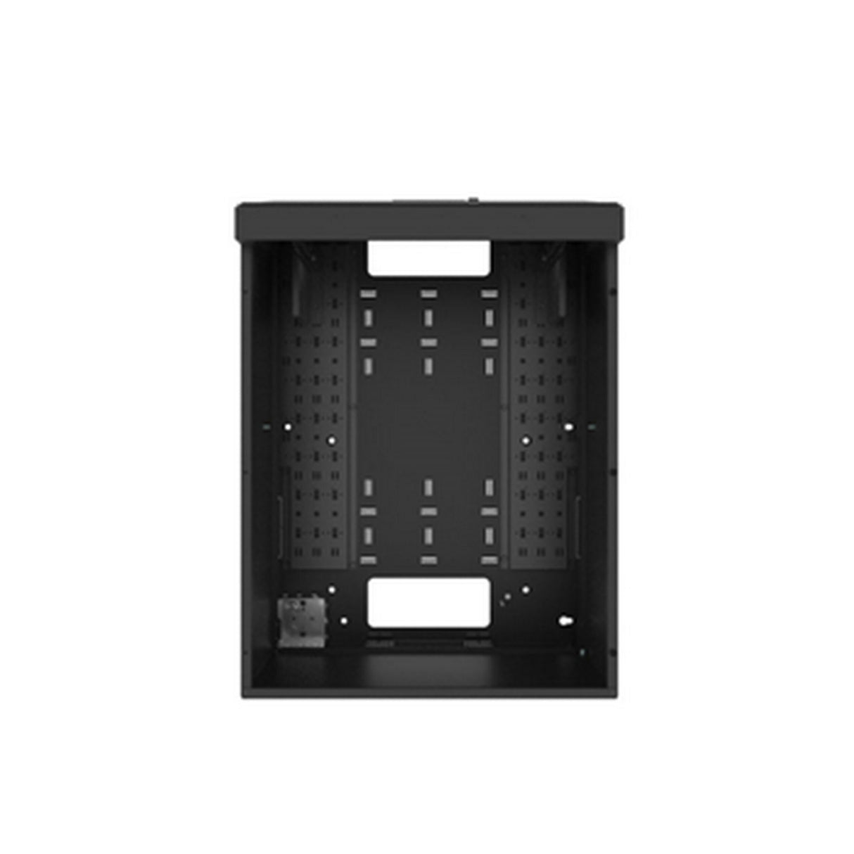 Middle Atlantic VWM-SD-6-36K-BW 6 Space Low Profile Wall Rack, Solid Top, Black Finish