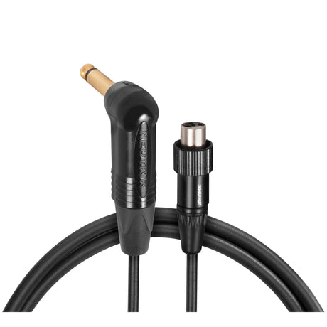 Shure WA307 3-Foot Right-Angle Instrument Cable with Locking TA4F Connector