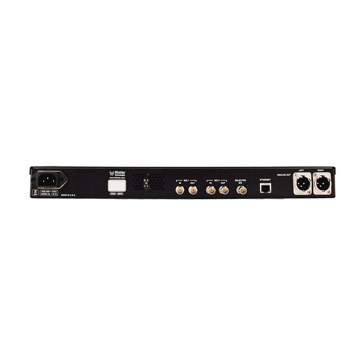 Wohler AMP1-16-M Dual SDI 16 Channel Rackmount Audio Monitor