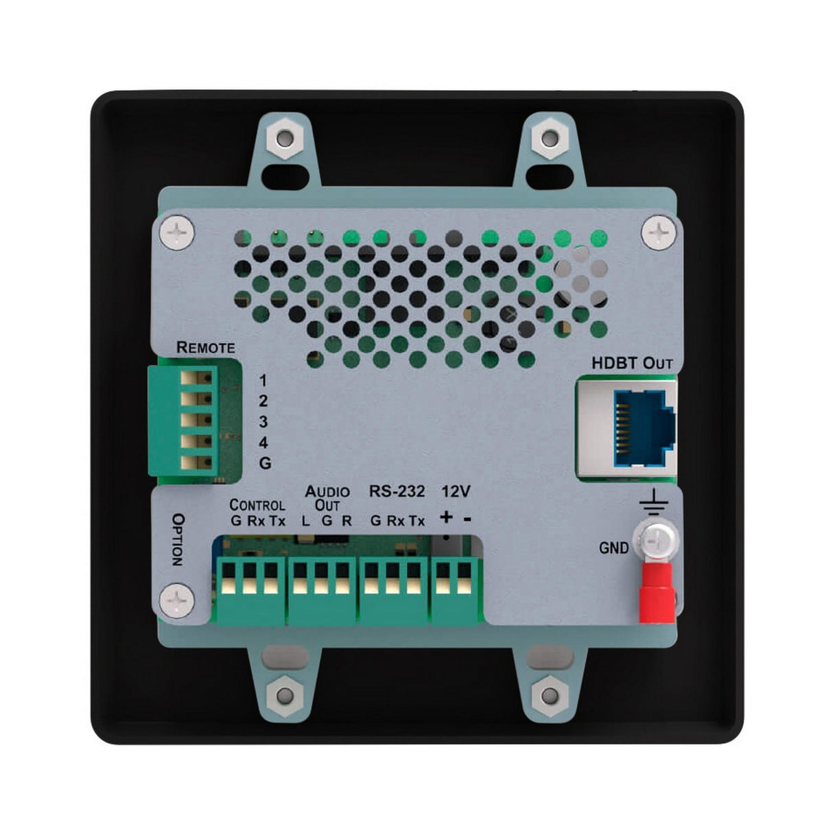 Kramer WP-20 4K UHD HDMI and VGA with Ethernet Bidirectional Active Wall Plate