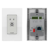 Kramer WP-2UT/R-KIT/US-D(W) USB 2.0 PoC Wall-Plate Extender Kit