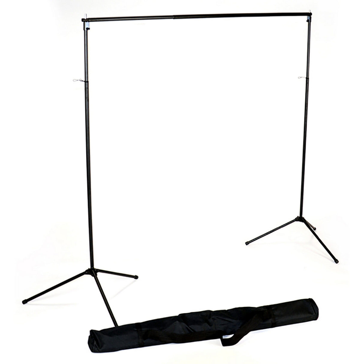 Savage 5 x 9-Foot Wrinkle-Resistant Polyester Background Economy Stand Kit, Black/White/Gray