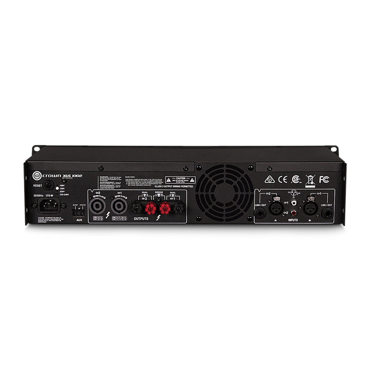 Crown XLS1002 DriveCore 2 Channel 350 Watt 4 Ohm Power Amplifier