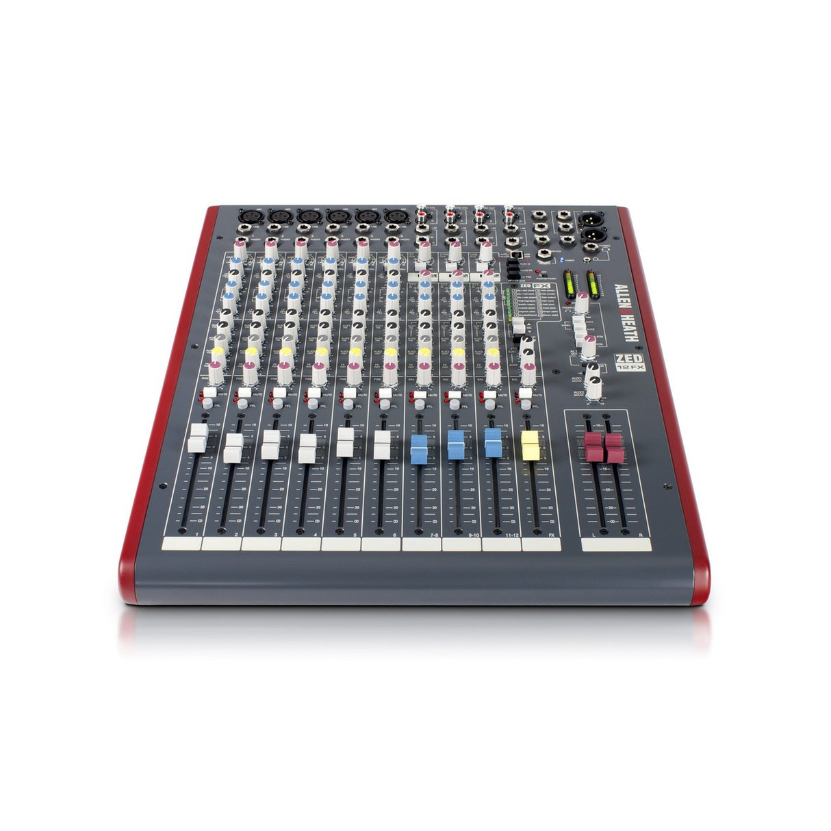 Allen & Heath ZED-12FX Compact Portable 6 Mono 3 Stereo Neutrik XLR Mic 1/4 Inch Channel FX Mixer