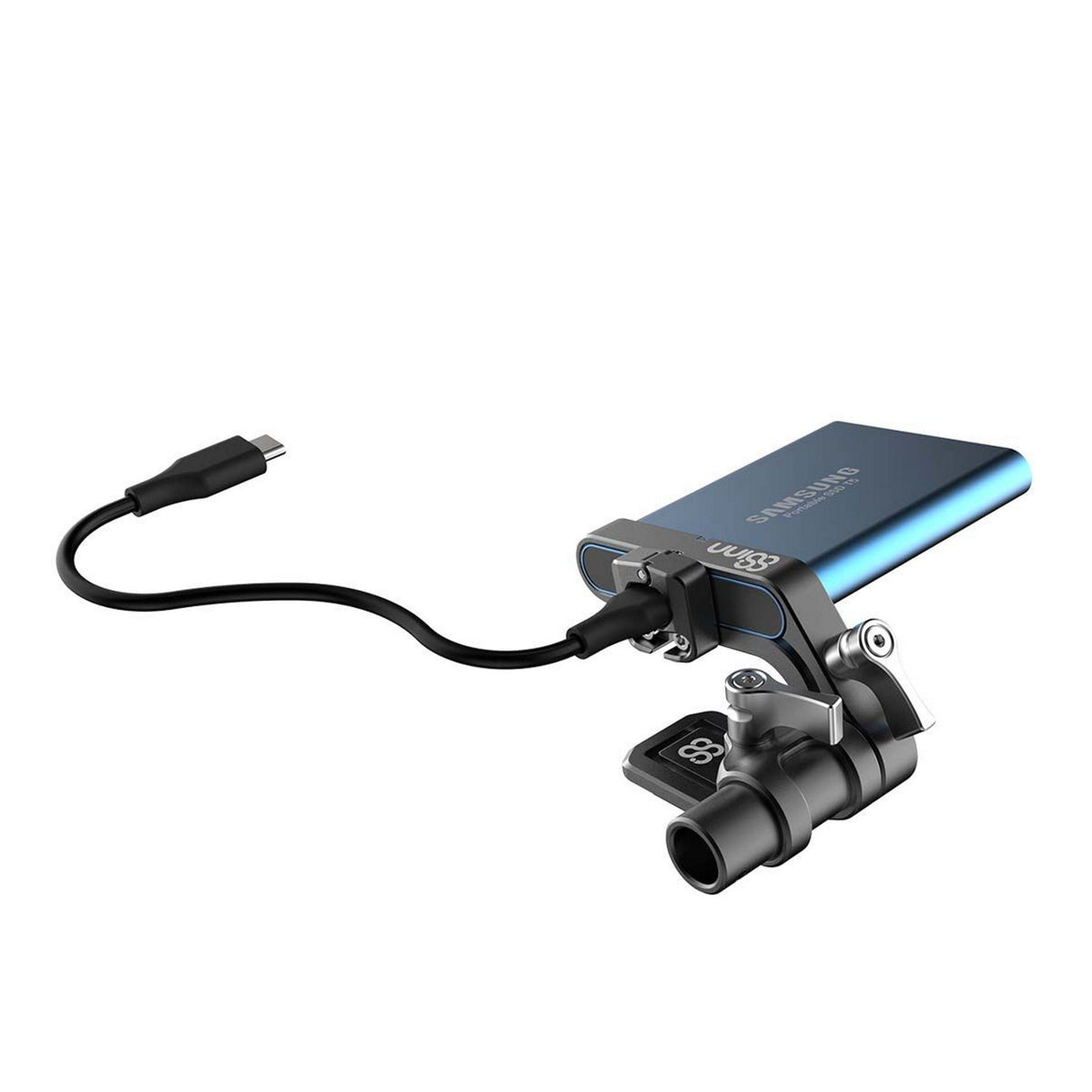 8Sinn 8-SSDH ST5 CS SSD Holder for Samsung T5 on Cold Shoe Mount