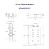 Aguilar AG 4M/J-HC 4-string Music Man/Jazz Hum-Cancelling Bass Pickup Set