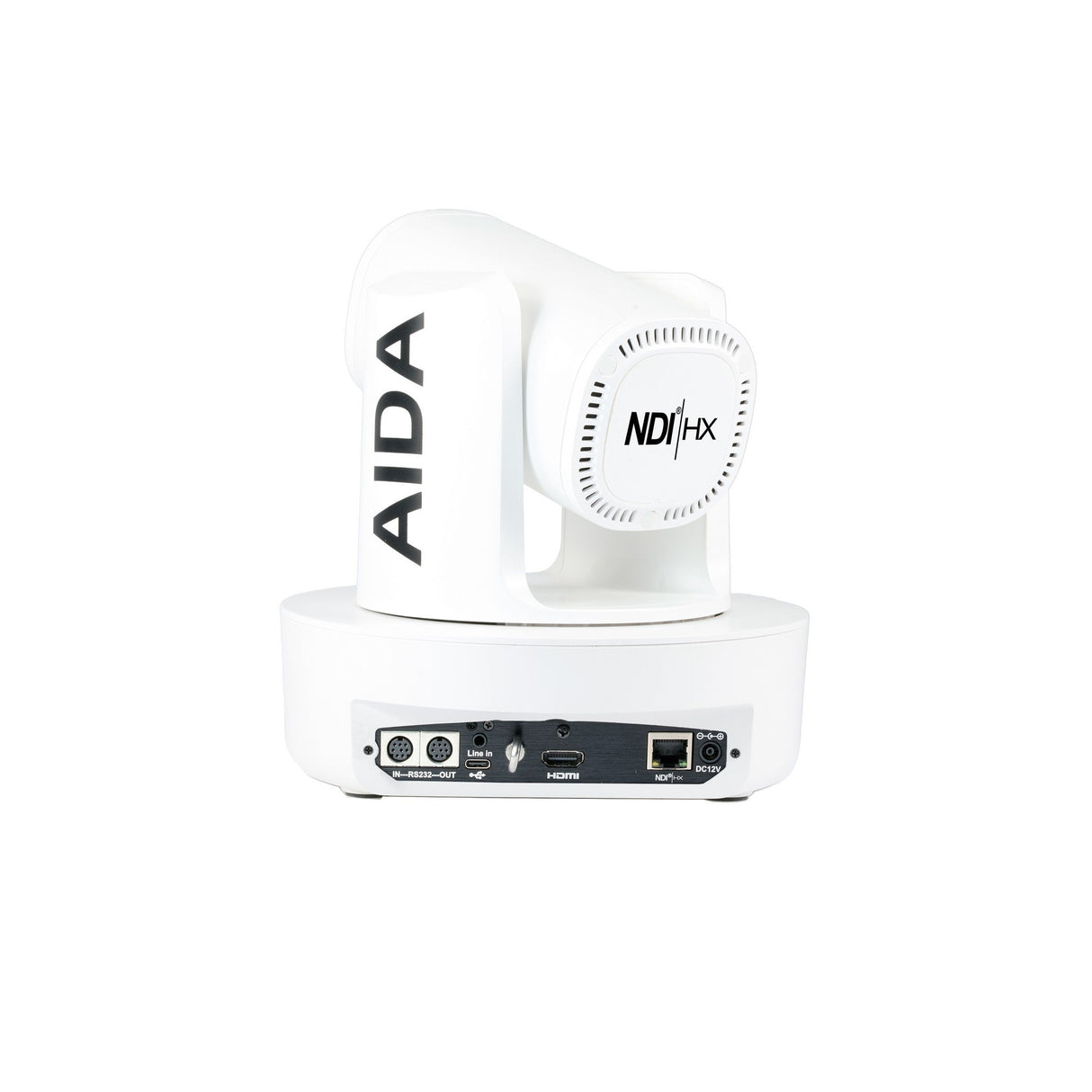 AIDA PTZ4K-NDI-X12 Broadcast/Conference NDI HX 4K NDI 12x Zoom PTZ Camera, White