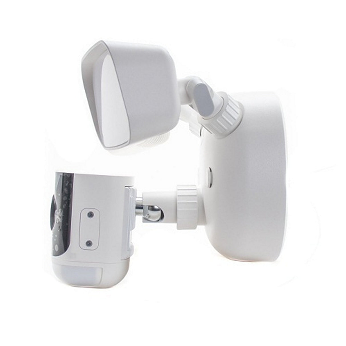 Alarm.com 4MP 3000-Lumen 2-Way Audio Floodlight Camera, White