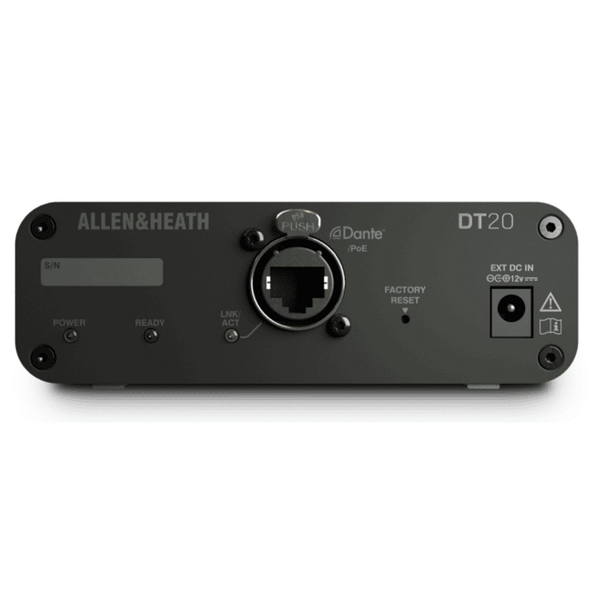 Allen & Heath AH-DT-20-M Dante Input Interface, 2 In, No Power Supply