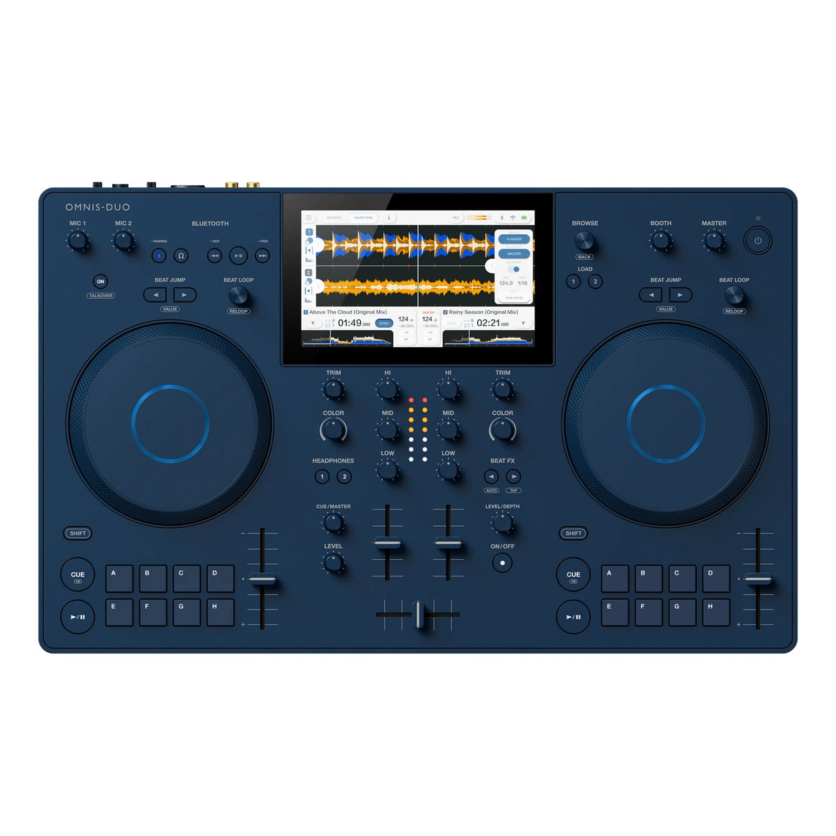 AlphaTheta OMNIS-DUO Portable All-in-One Battery Powered DJ Controller