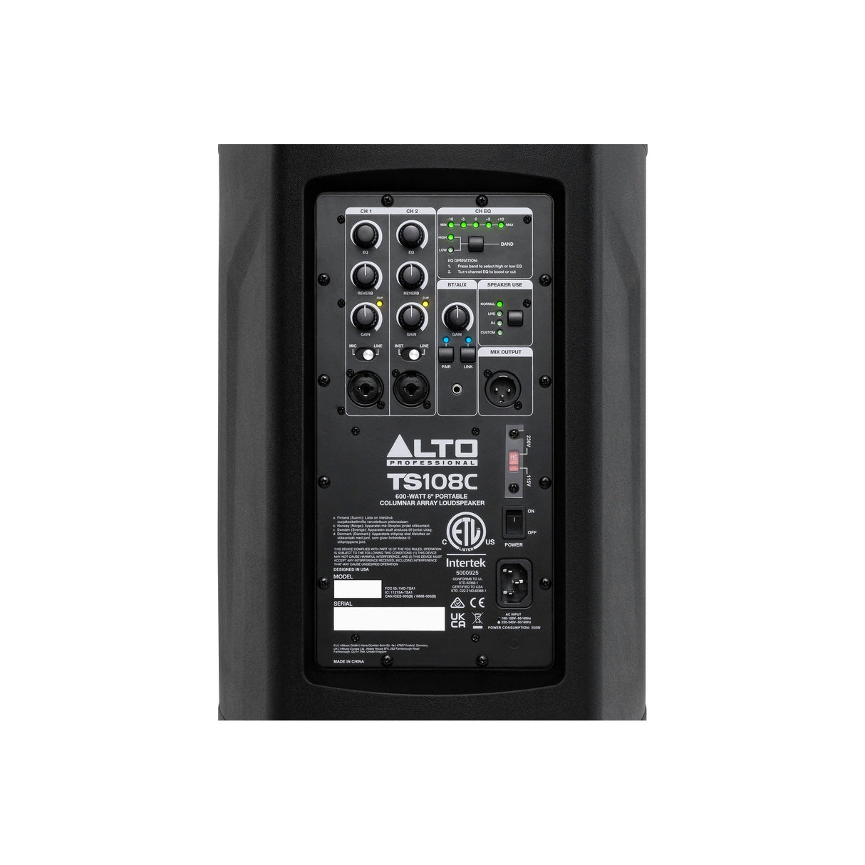 Alto Professional TS108C Compact Column Array PA Speaker System