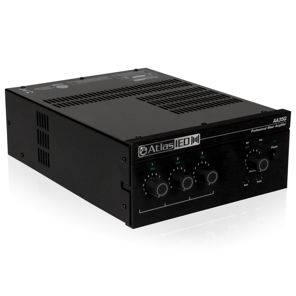 AtlasIED AA35G 3-Input, 35-Watt Mixer Amplifier with Global Power Supply