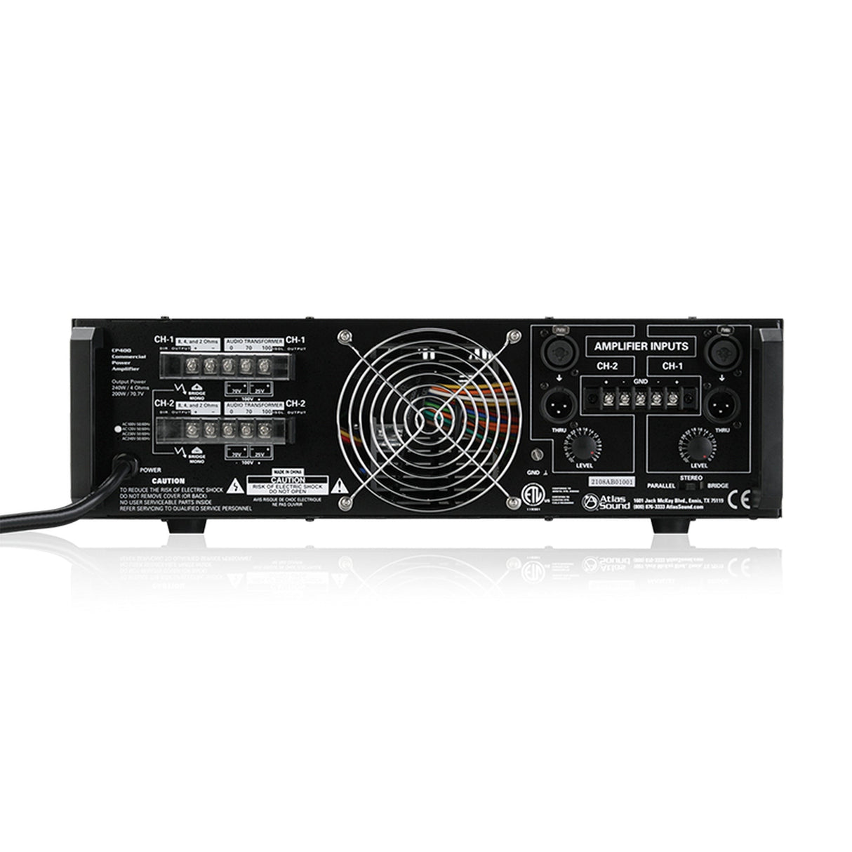 AtlasIED CP Series Dual-Channel Commercial Power Amplifier