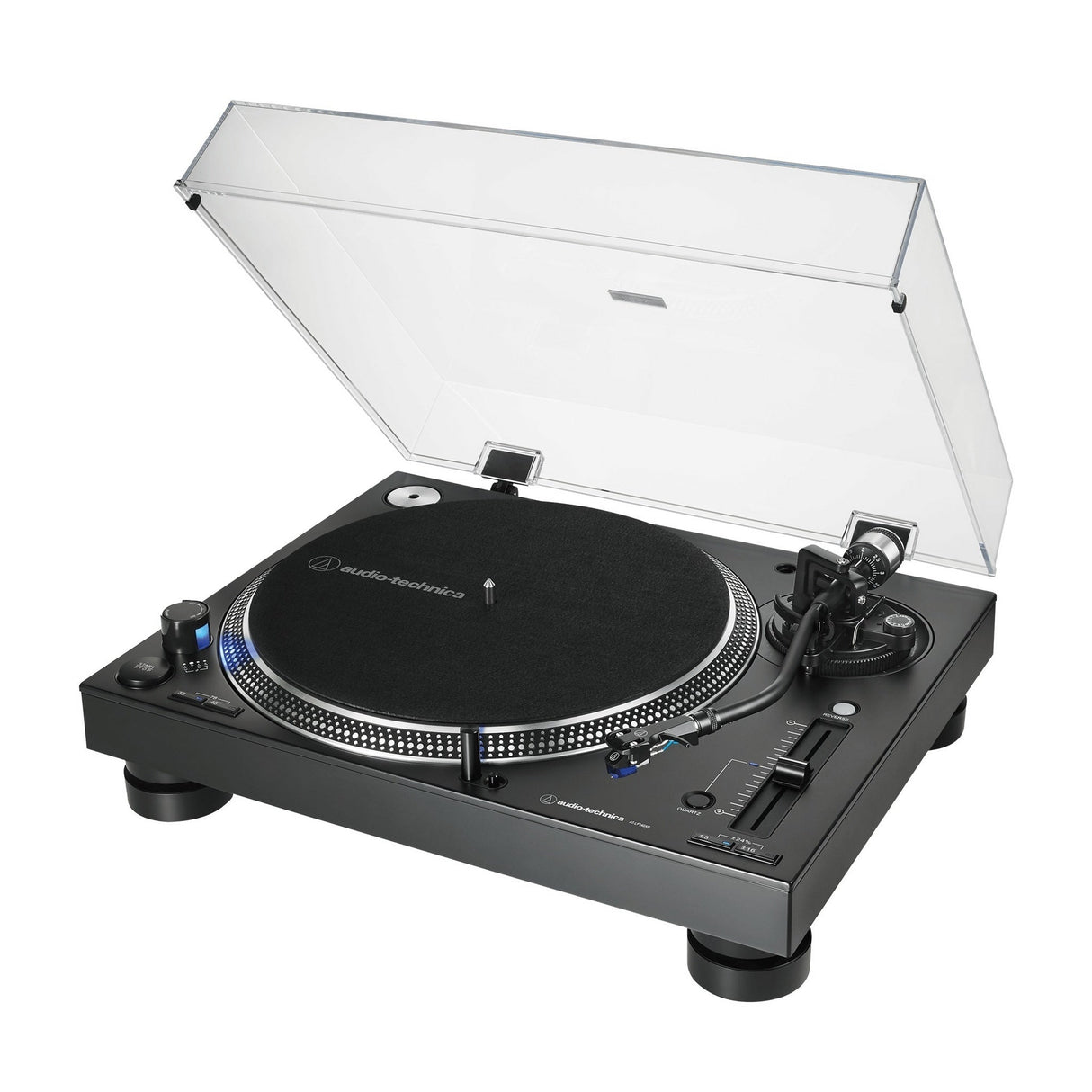 Audio-Technica AT-LP140XP-BK Professional Direct Drive Manual Turntable, Black