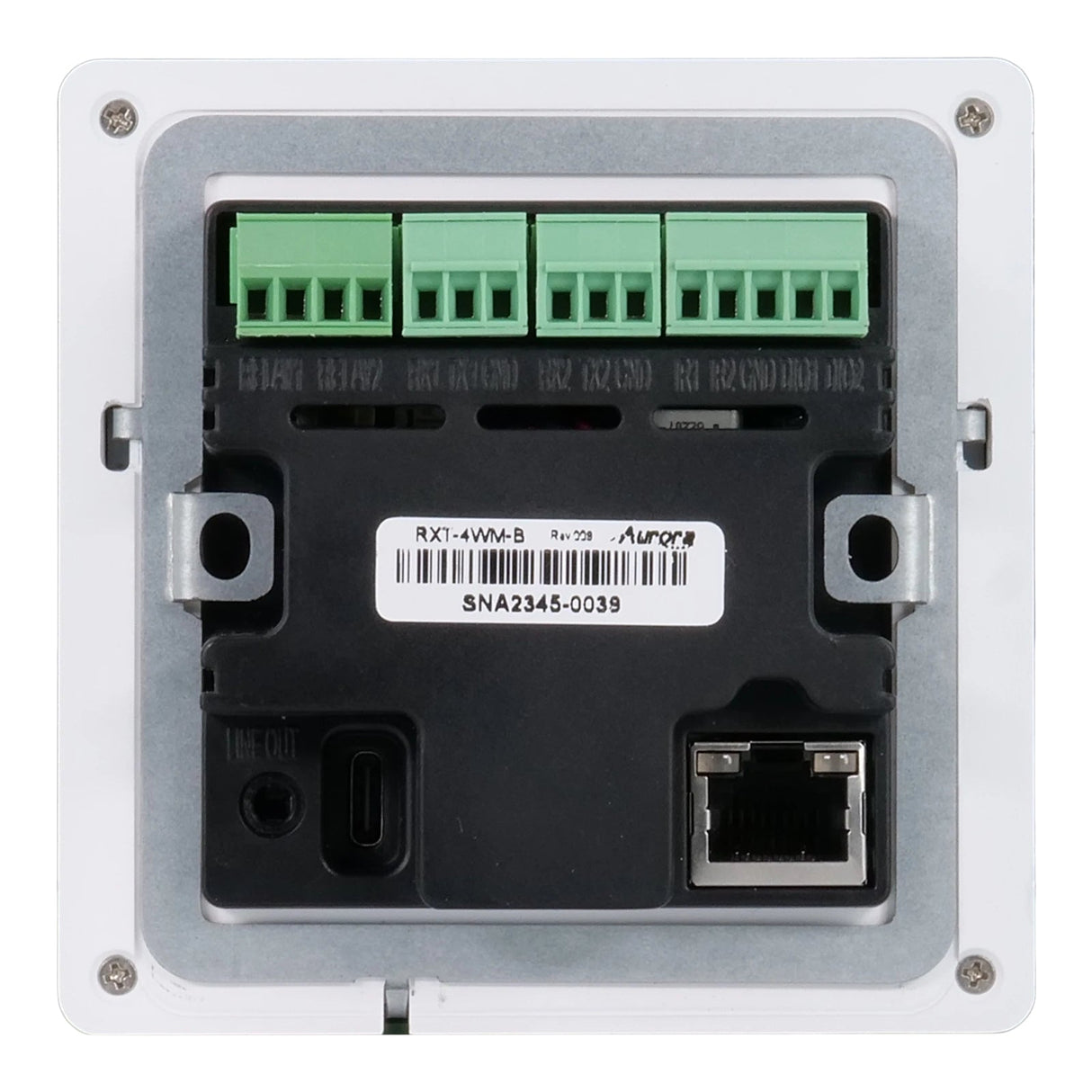 Aurora RXT-4WM-B 4-Inch In-Wall ReAX Touch Panel Control System