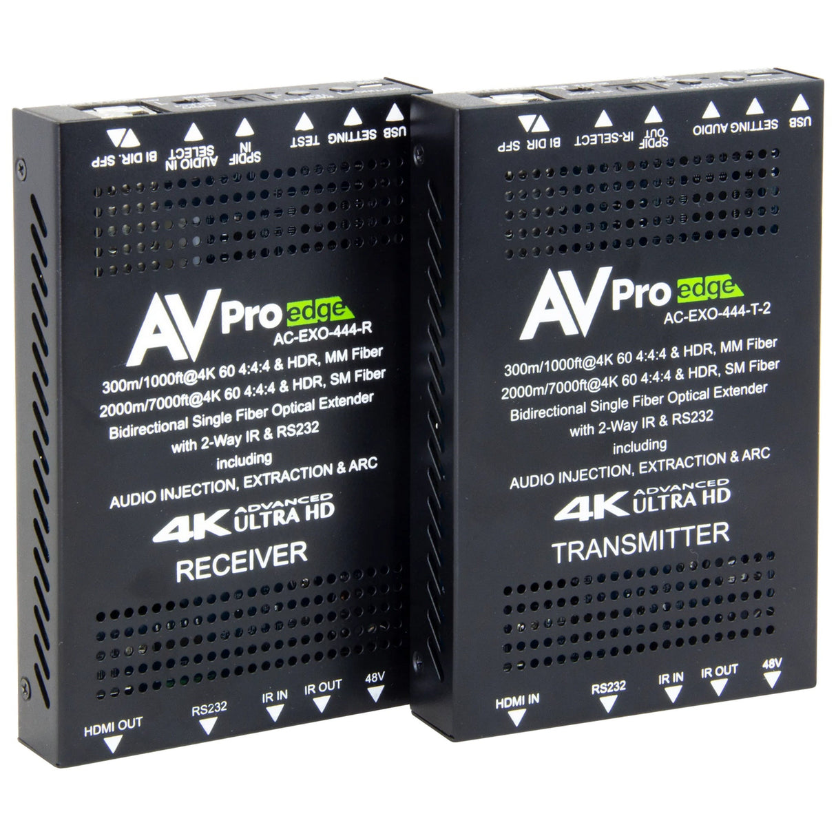 AVPro Edge AC-EXO-444-KIT 2km 18Gbps Fiber Optic Extender Kit