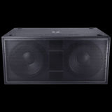 BASSBOSS SSP218-MK3 5000W Dual 18-Inch Vented Direct-Radiating Powered Subwoofer