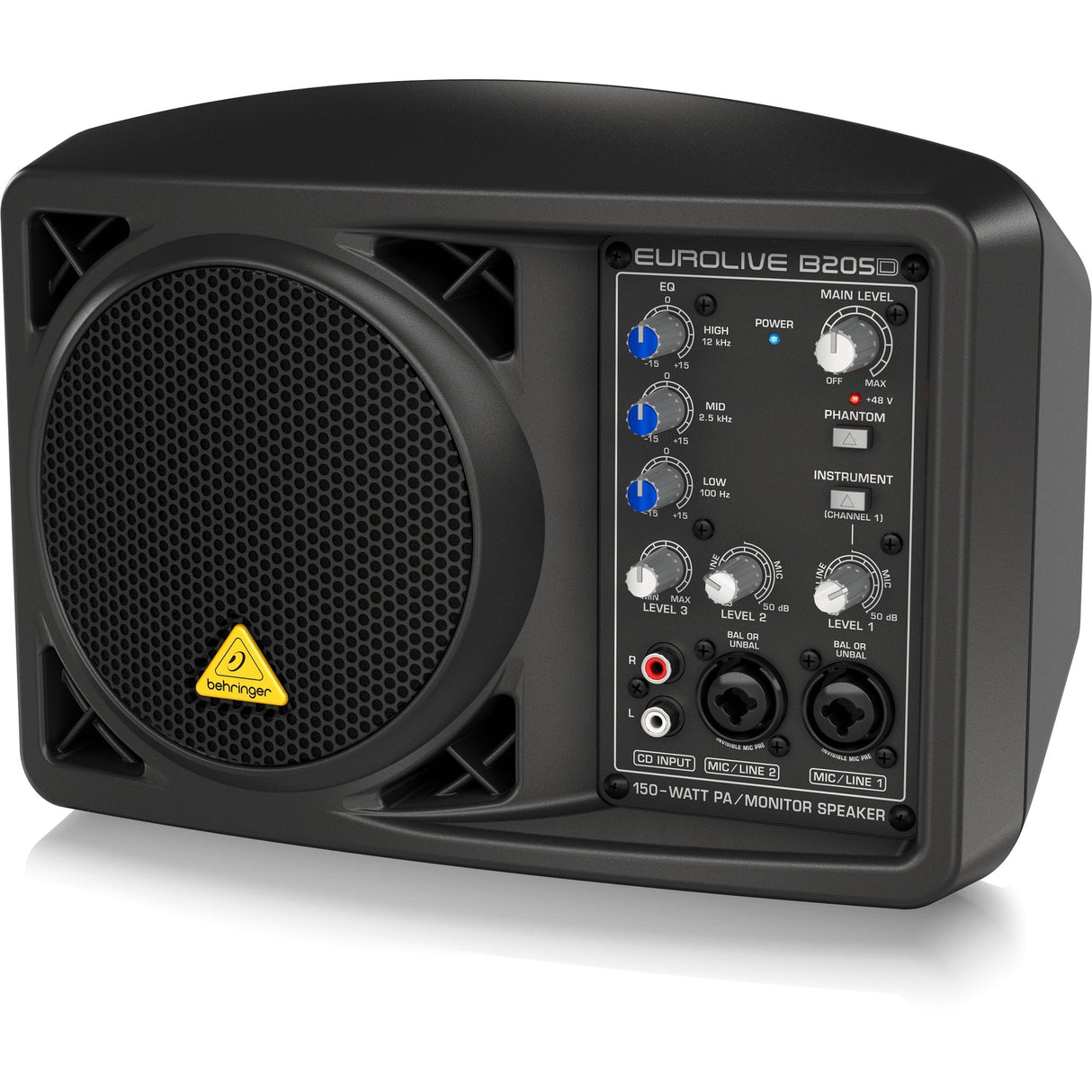 Behringer B205D Ultra-Compact 150W 5.25" PA / Monitor Speaker System