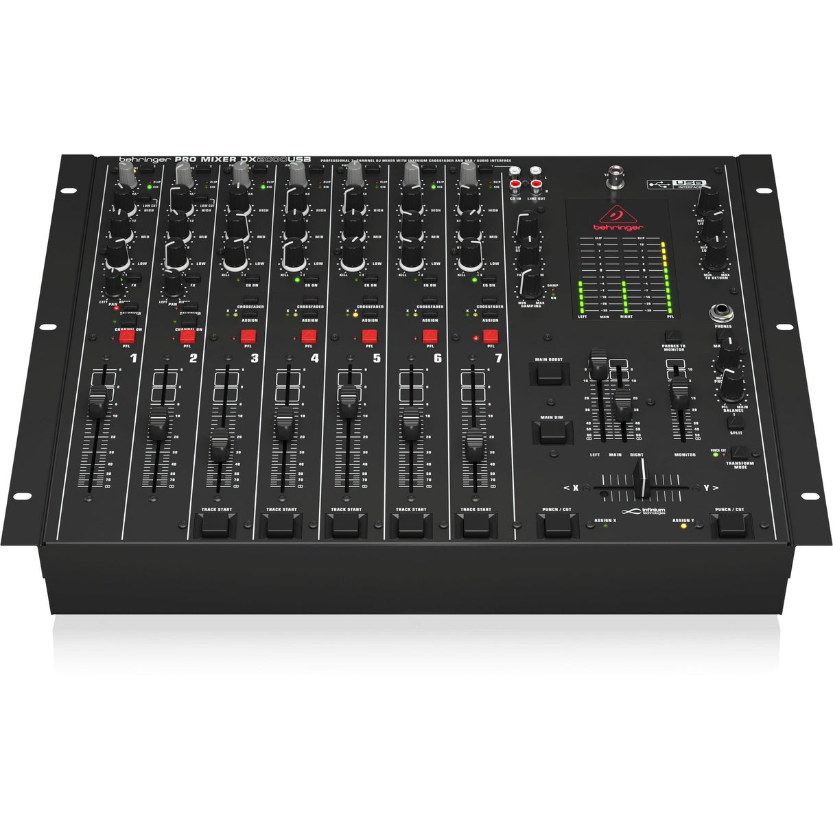 Behringer DX2000USB 7-Channel DJ Mixer with USB Audio Interface
