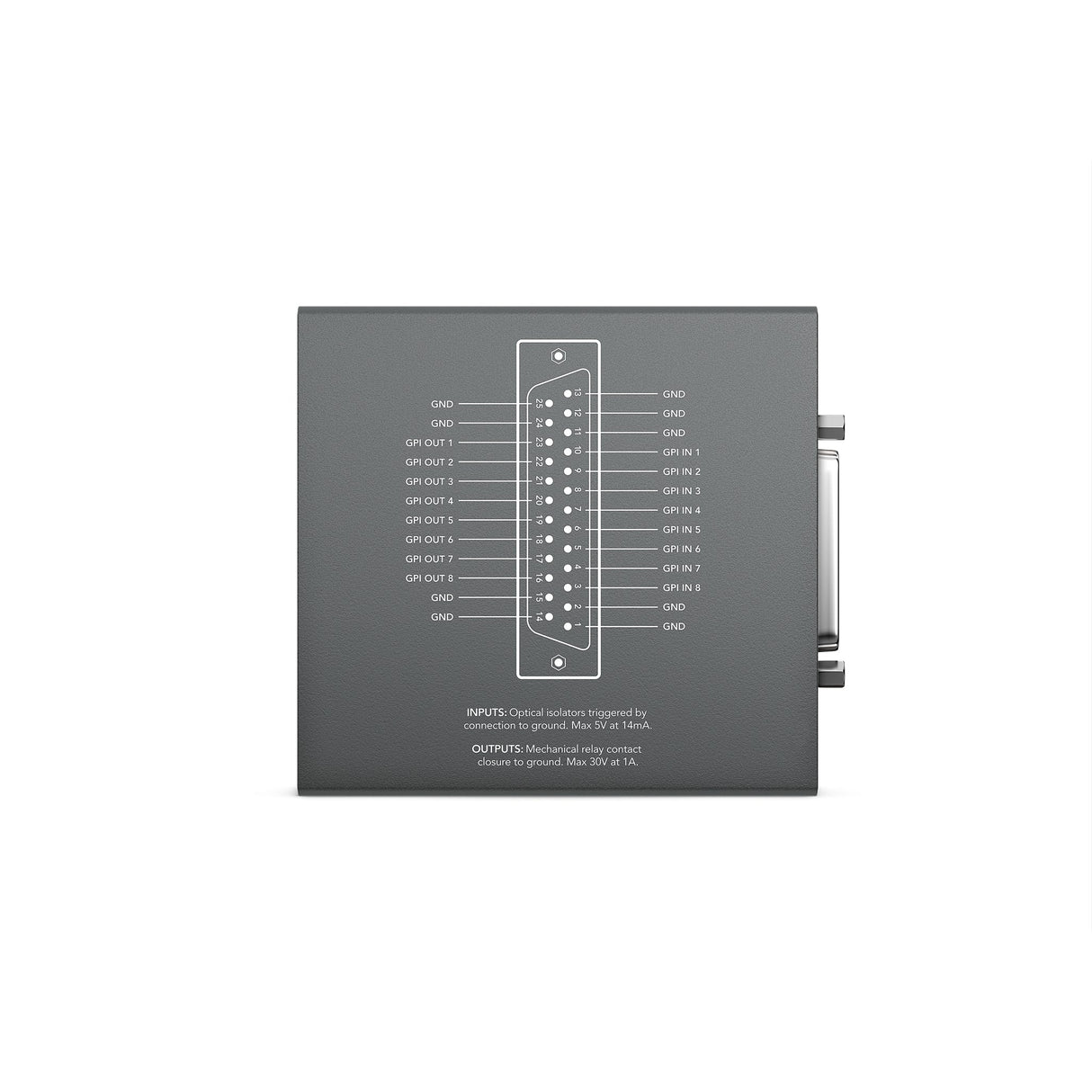 Blackmagic Design GPI and Tally Interface Made for ATEM Production Switchers