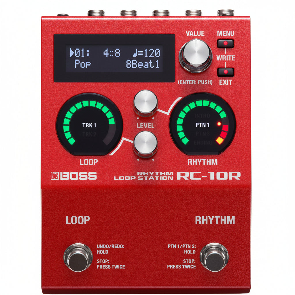 BOSS RC-10R Rhythm Loop Station Pedal with Drum Machine