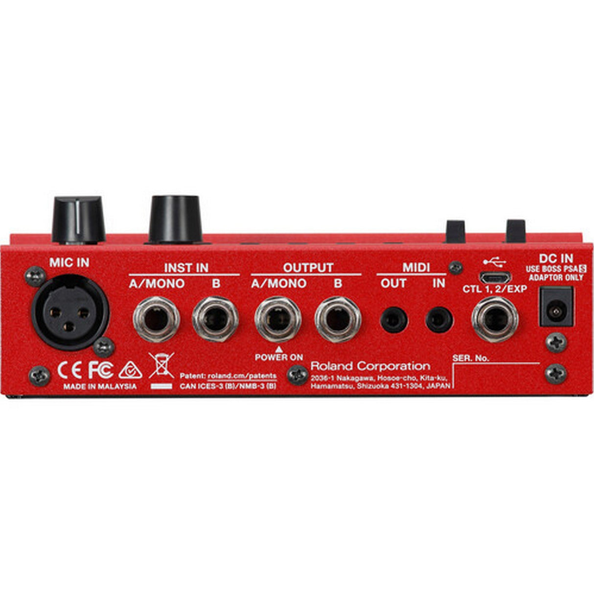BOSS RC-500 Loop Station Dual-Track Looper Pedal