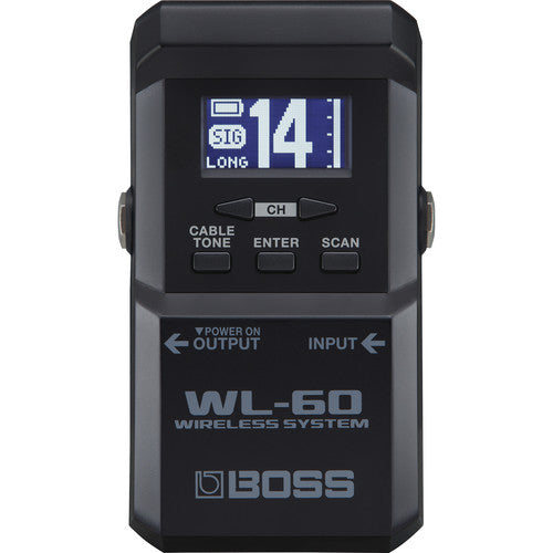 BOSS WL-60 2.4 GHz Wireless Guitar and Bass System