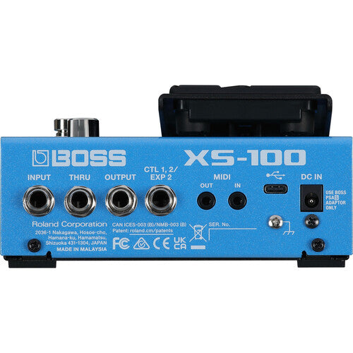 BOSS XS-100 Poly Shifter Pitch-Shifting Expression Pedal