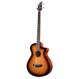 Breedlove Solo Pro Dreadnought Concerto Edgeburst Bass CE, Red Cedar-African Mahogany Finish