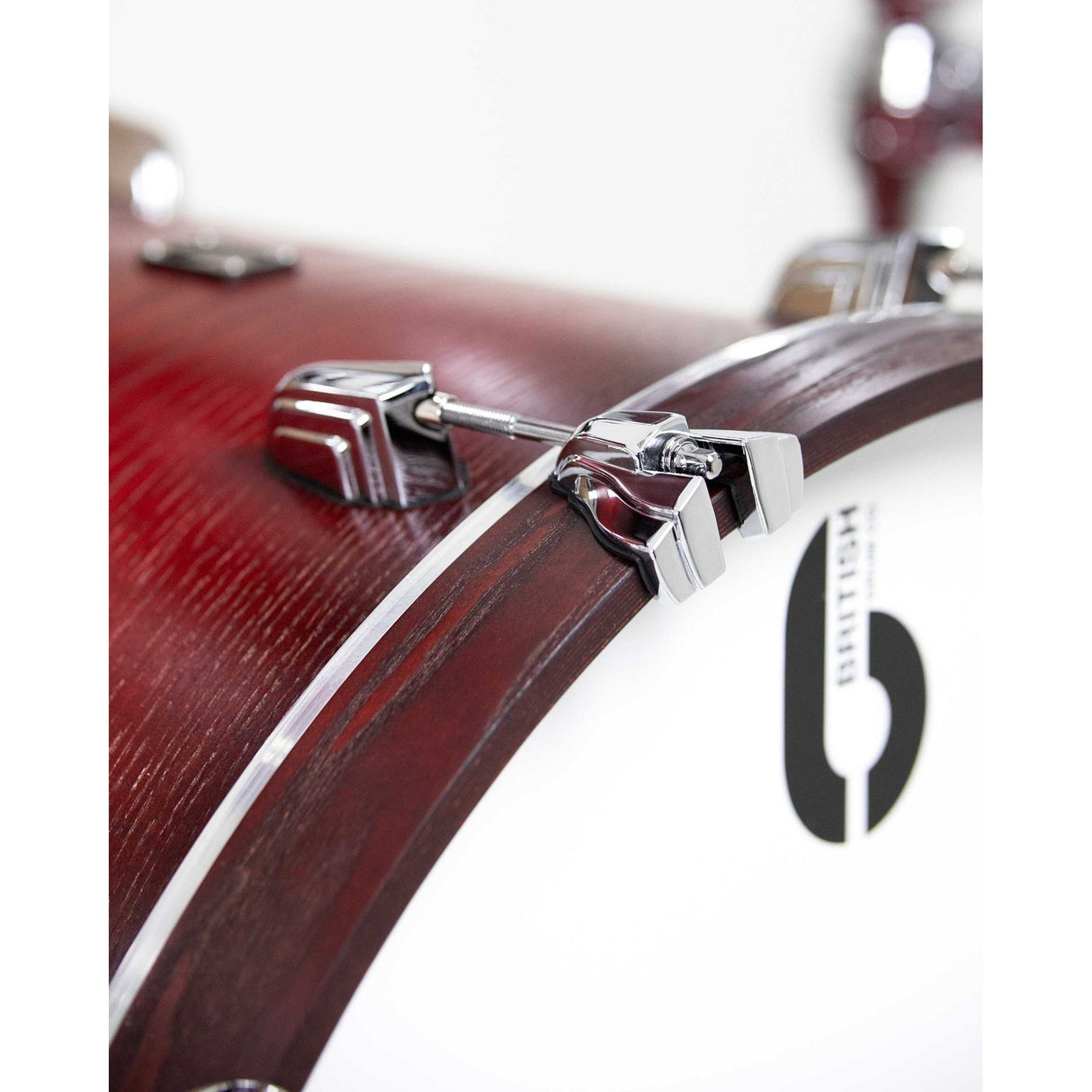British Drum Co LEG-22-FS-RDL Legend Series Fusion 22 Kit, Redlands Finish