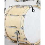 British Drum Co LON-22-CBUS-WW Lounge Series US Club 22 Kit, Wiltshire White Finish