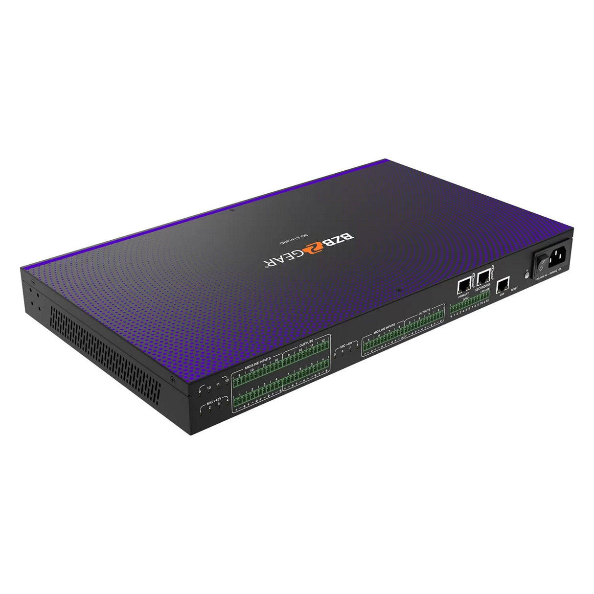 BZBGEAR BG-A1616MD 16x16 Audio Matrix DSP Processor