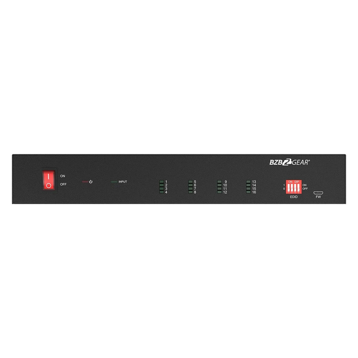 BZBGEAR BG-UHD-DA1X16 HDMI V2.0 1X16 Splitter with Downscaling and AOC Supported