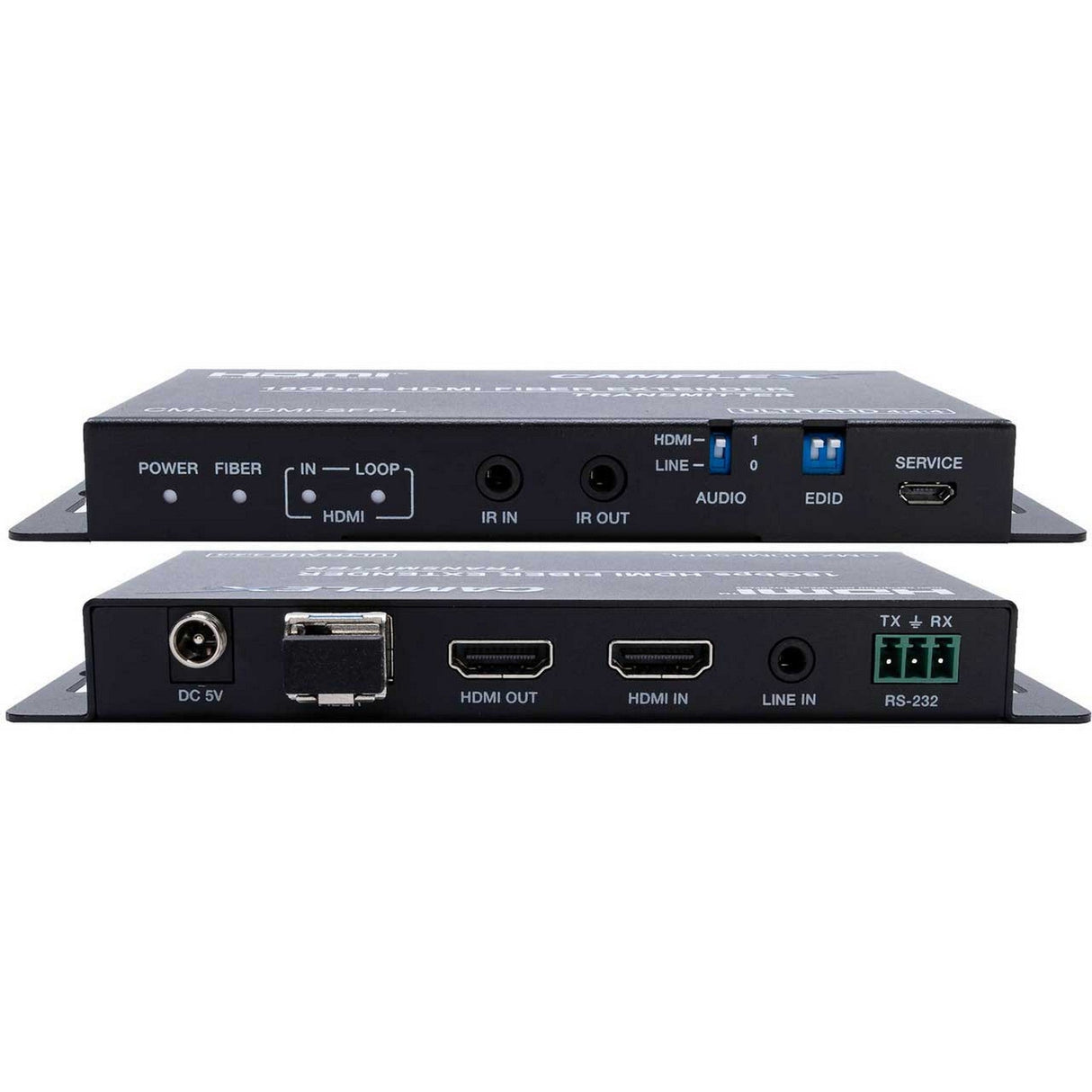 Camplex 18 Gb/s HDMI over Single-Mode Fiber Extender Kit with Audio Extracting