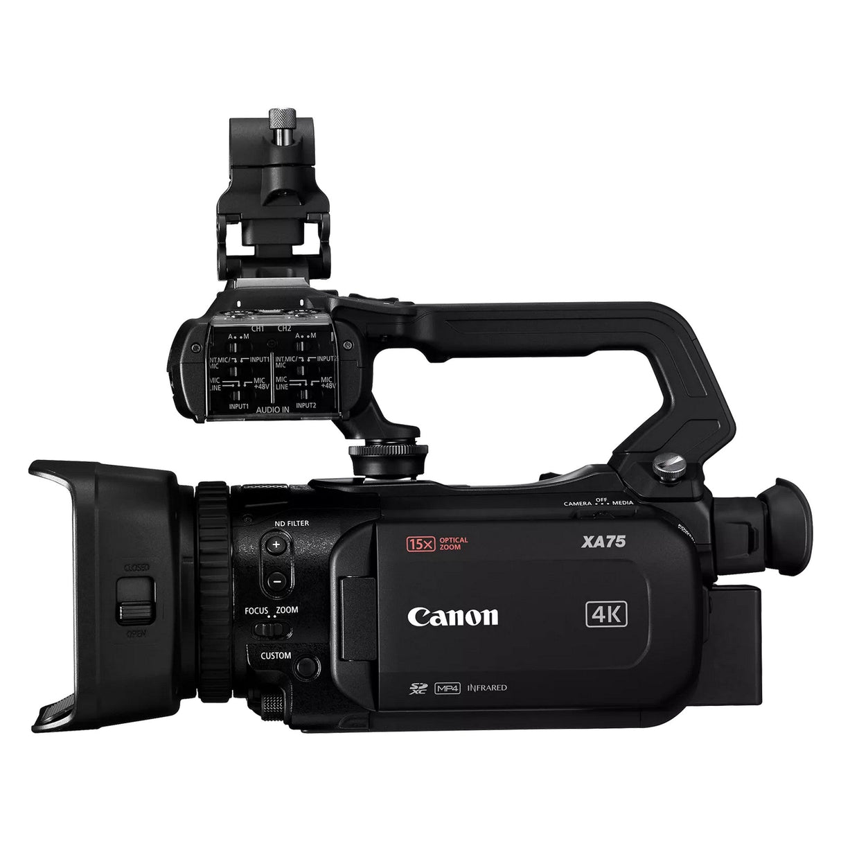 Canon XA75 Dual-Pixel Autofocus UHD 4K Camcorder