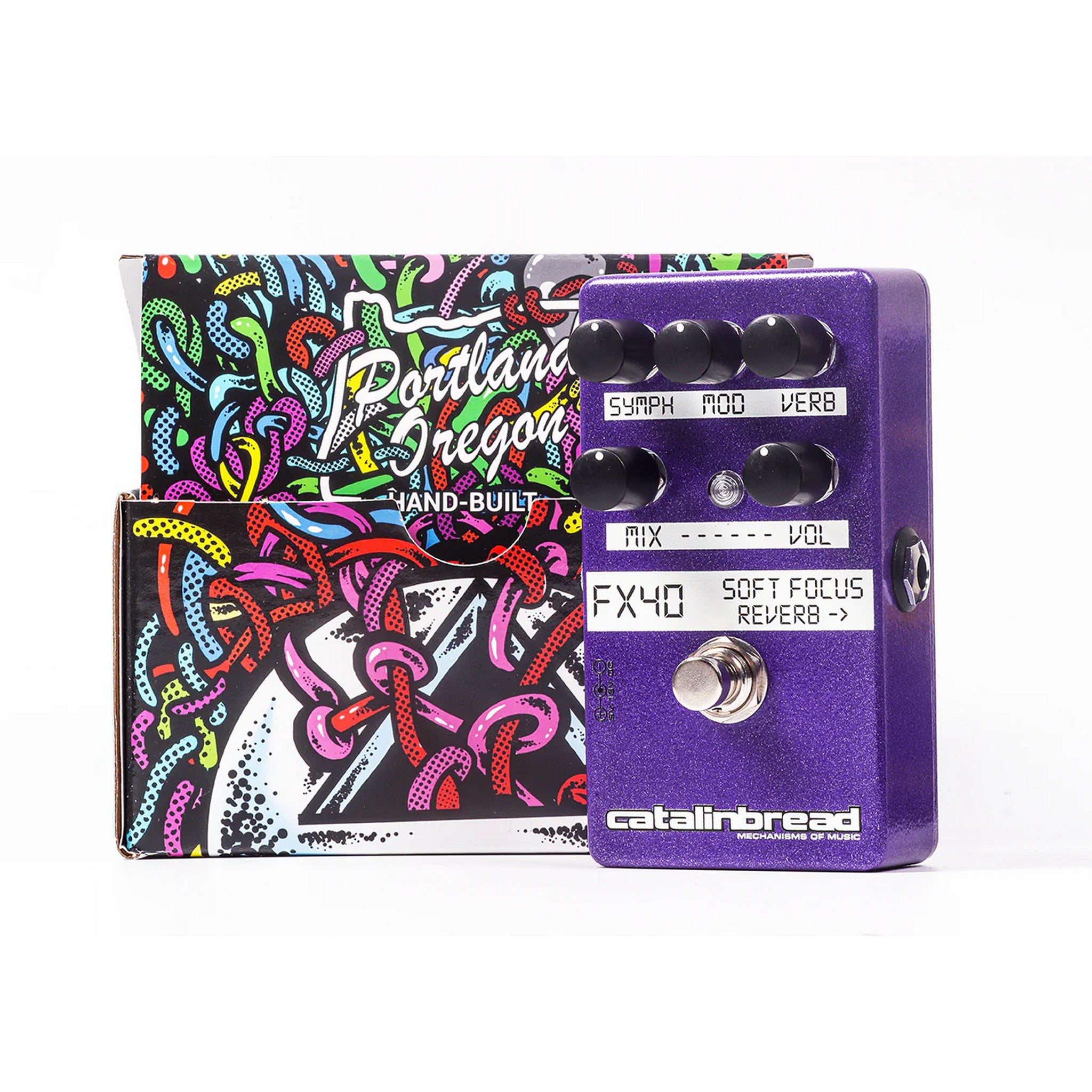 Catalinbread SOFT FOCUS Reverb Effect Pedal, Purple Gaze Edition