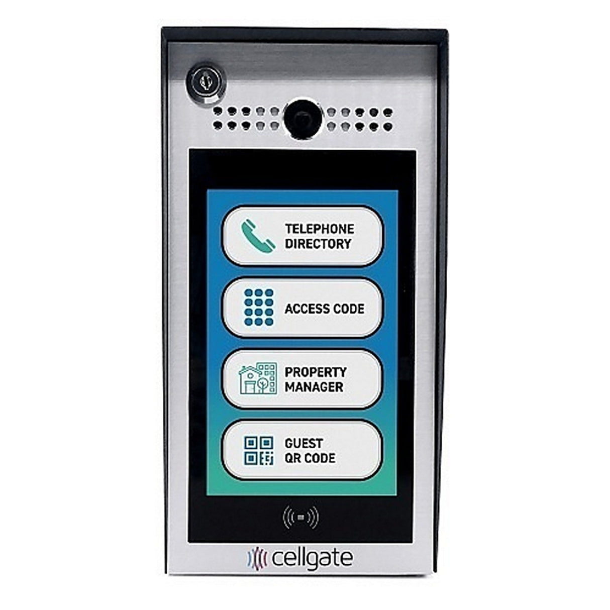 CellGate AA1MLPE-VPN Telephone Entry System, 8-inch Touchscreen