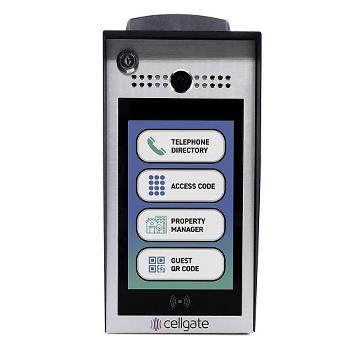 CellGate AA1MLPE-VZN Telephone Entry System, 8-inch Touchscreen