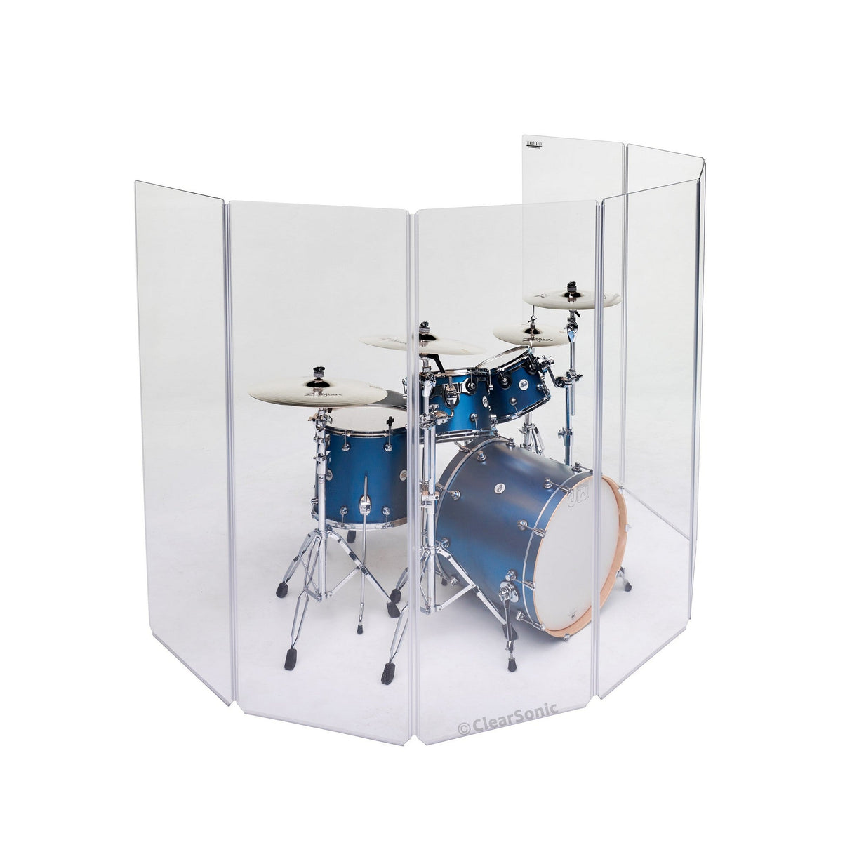 ClearSonic A2466x7 7-Panel Acrylic Drum Shield