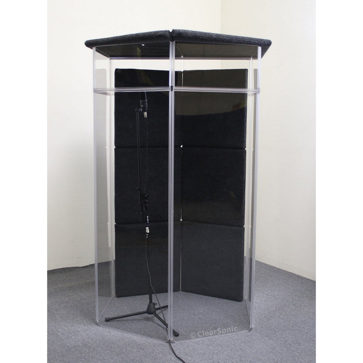 ClearSonic IPG IsoPac G Portable Isolation Booth, 60-70% Volume Reduction IsoPac J Portable Vocal Isolation Booth