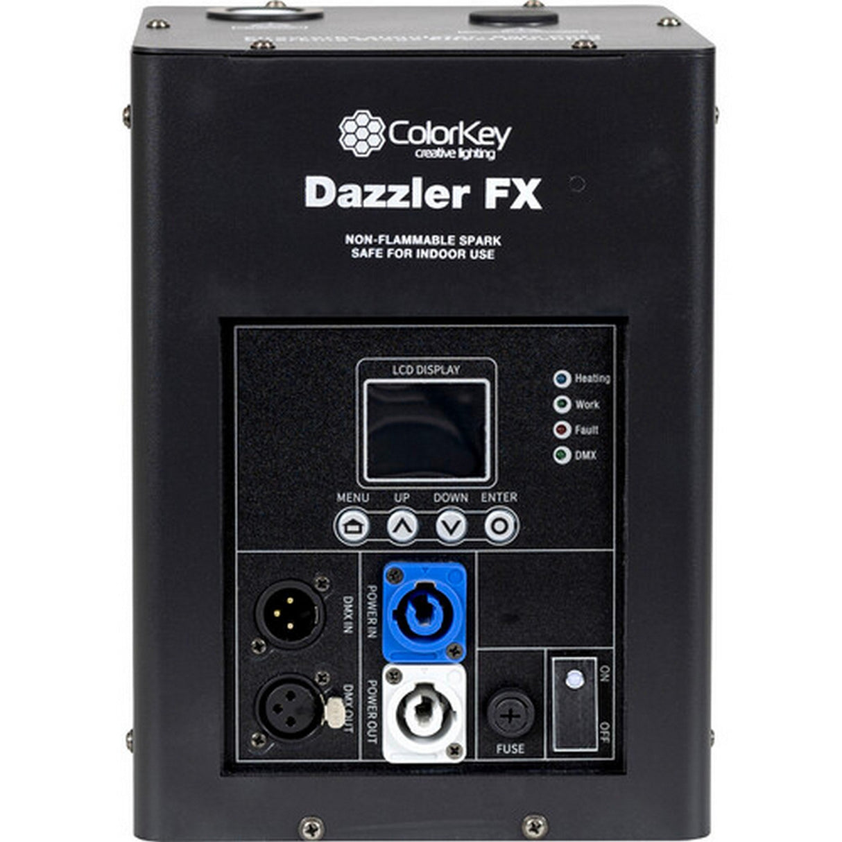 ColorKey Dazzler FX MK2 Cold Spark Machine 2-Pack Bundle with Road Case