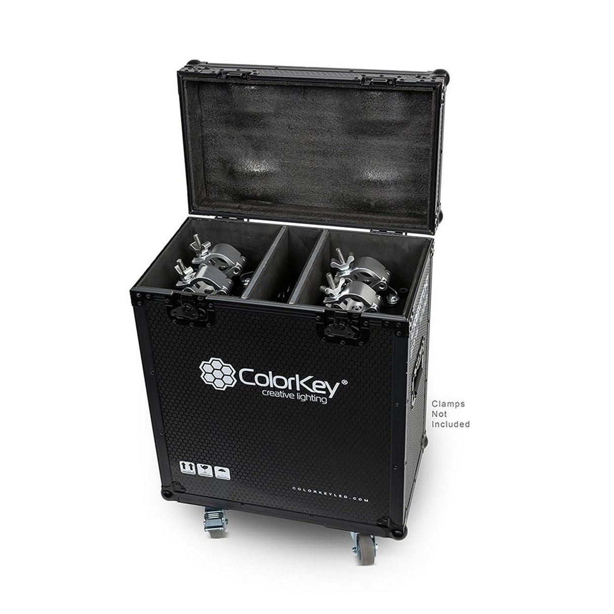 ColorKey 2-Piece Flight Case with Castors for Creator BSW 1200 Black