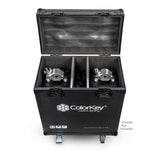 ColorKey 2-Piece Flight Case with Castors for Creator Spot 250 Moving Head Light Black