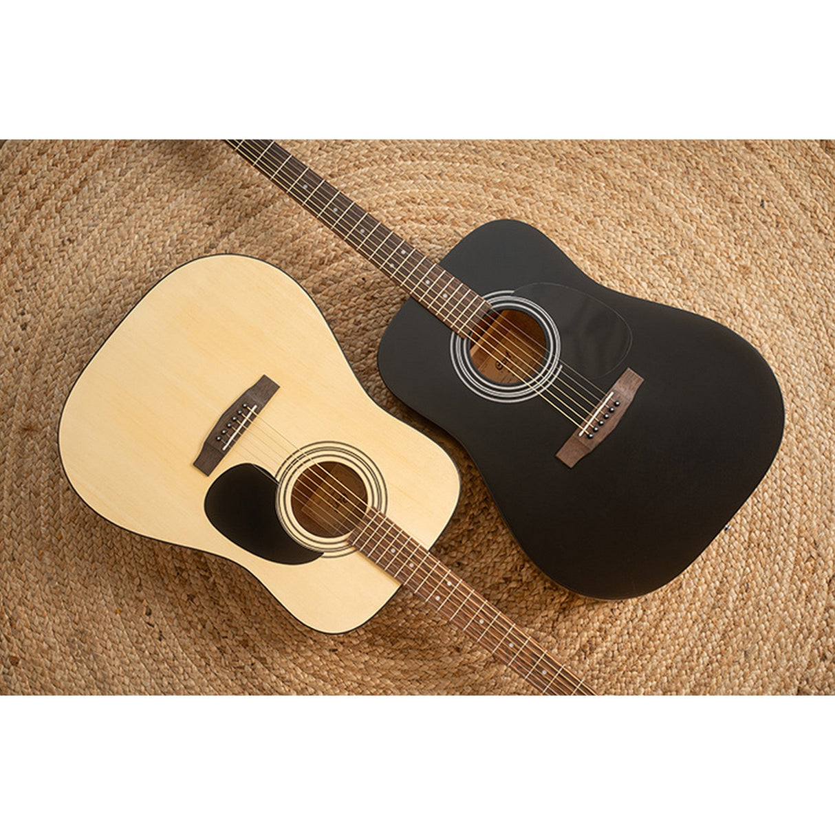 Cort AD810 Dreadnought Acoustic Guitar Natural - guitar