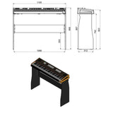 Dexibell DX STDL3 Custom Wooden Stand for CLASSICO L3 Organ